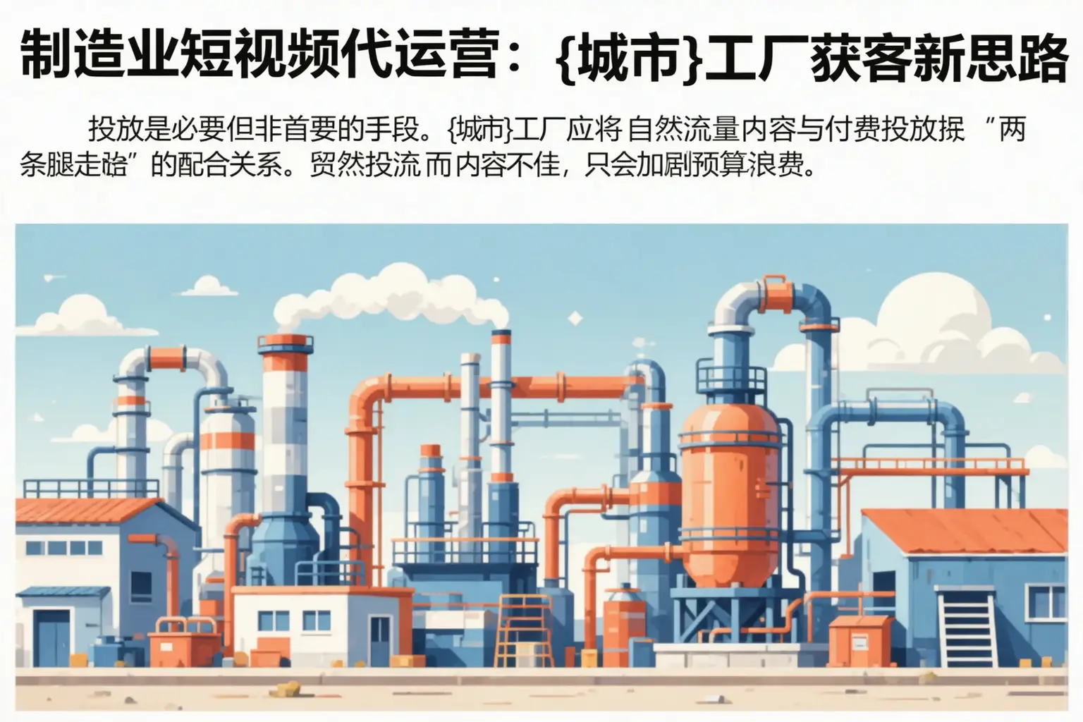 制造业短视频代运营：益阳工厂获客新思路